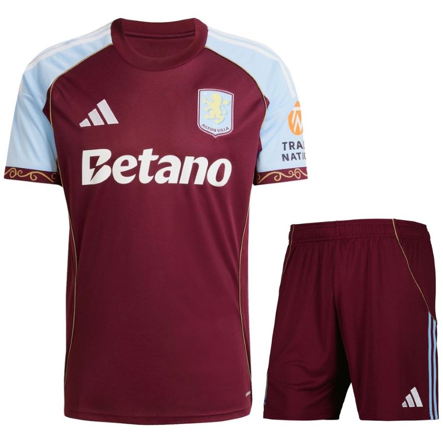 Maillot Kit Enfant Aston Villa Domicile 2025/26