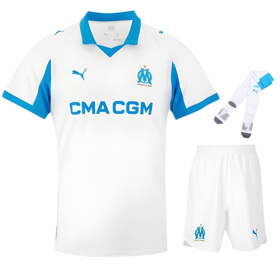 Maillot Kit Enfant Marseille Domicile 2025/26